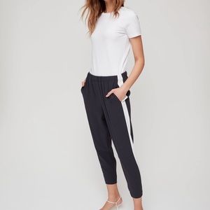 Aritzia Babaton Dexter Tuxedo Pants Size 10 White Stripe
